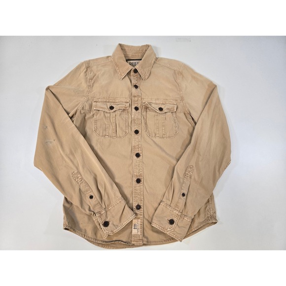 Ruehl No. 925 Other - Vintage Ruehl No 925 Mens XL Khaki Tan L/S Military Style Utility Shirt Jacket